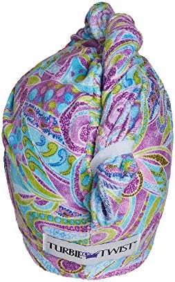 Turbie Twist Microfiber Hair Towel 2 Pack - Purple Paisley