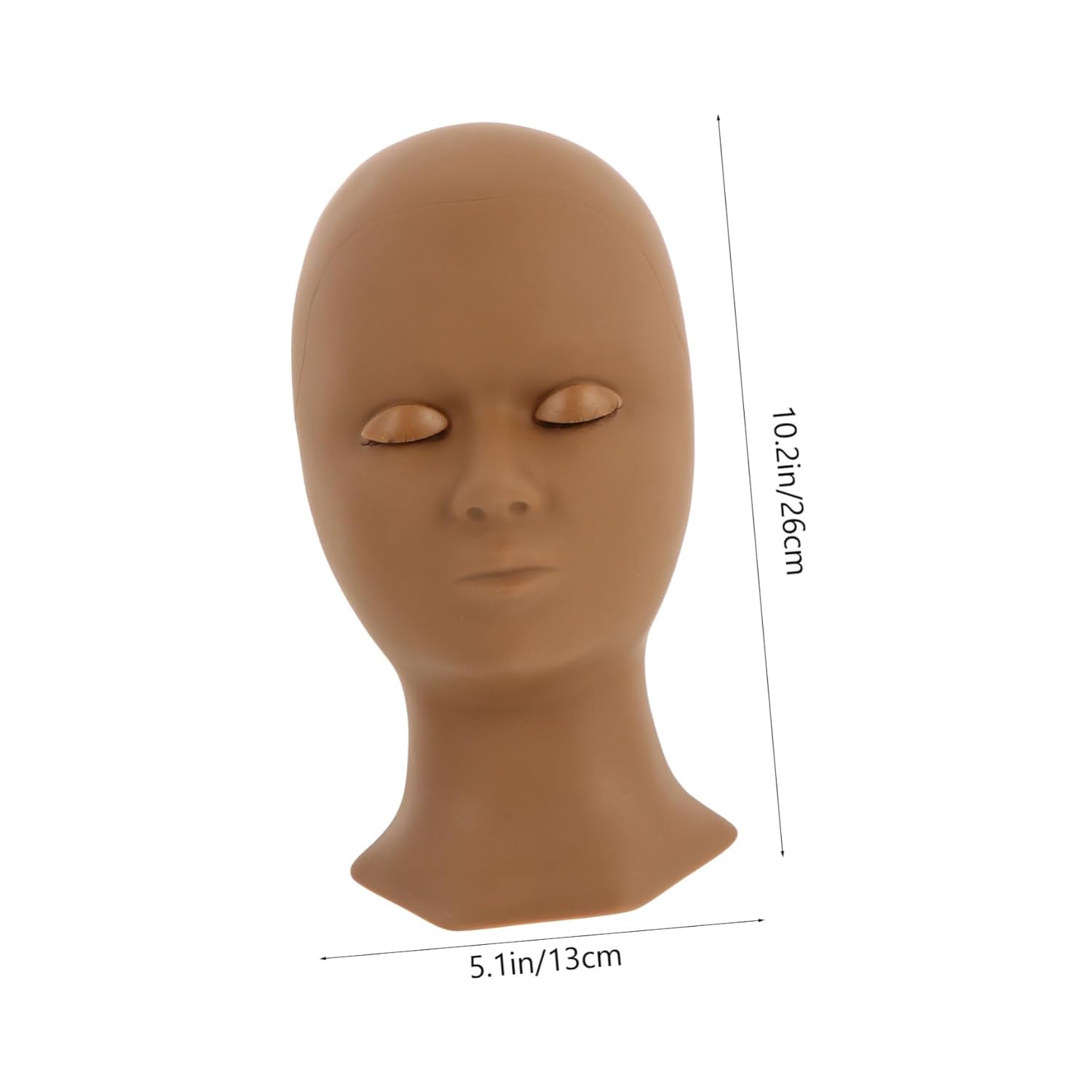Ipetboom Makeup Practice Face Replaceable Eyelids Lash Head Mold