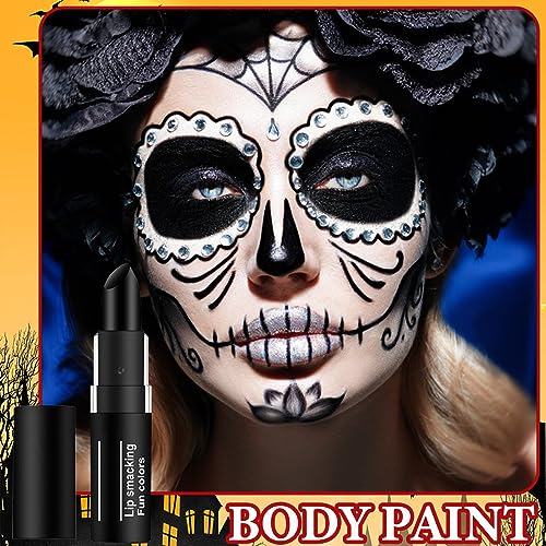 WENJLYJ Black Face Body Paint Stick for Sports and Cosplay