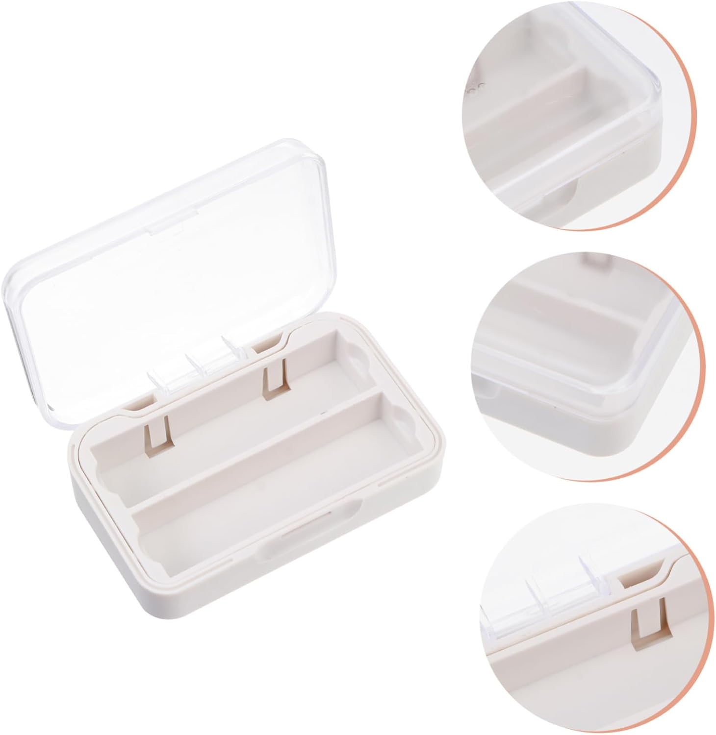 VICASKY Makeup Storage Box with Mirror Organizer