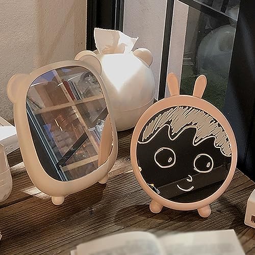 APLUSH Portable Folding Makeup Mirror with Wall Mount