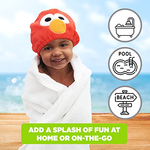 Ginsey Sesame Street Elmo Hair Drying Towel Cap Red