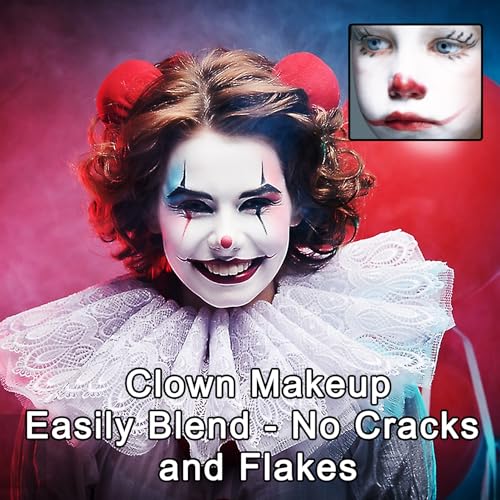Clown Face Paint 3 Colors SFX Halloween Palette