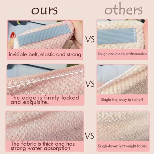 LiliGloris 3PC Personal Care Set - Hair Drying Towel Headband Facial Mask 1