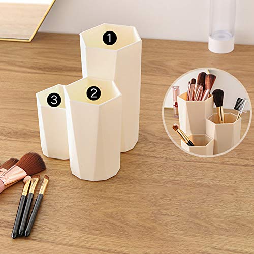 Cosmetic Storage Box with Three Sizes Gray
