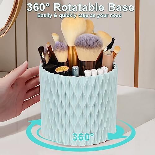 WAFJAMF Makeup Brush Holder 360 Rotating