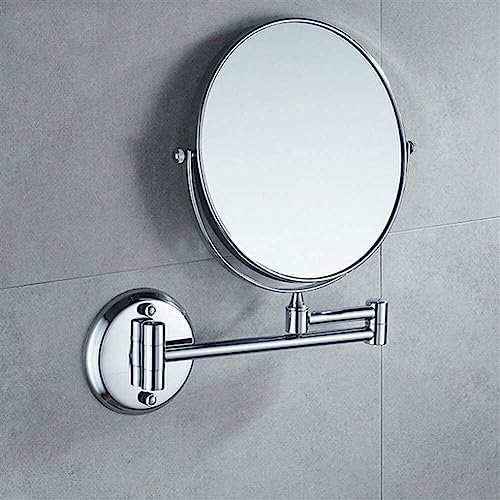 Bleslin Double-Sided 7X Magnifying Wall Mirror with 360 Swivel