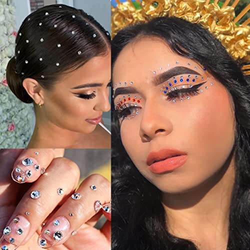La Jolie Jasmin 2752 Pcs Self Adhesive Rhinestones Eye Nail Face Gems