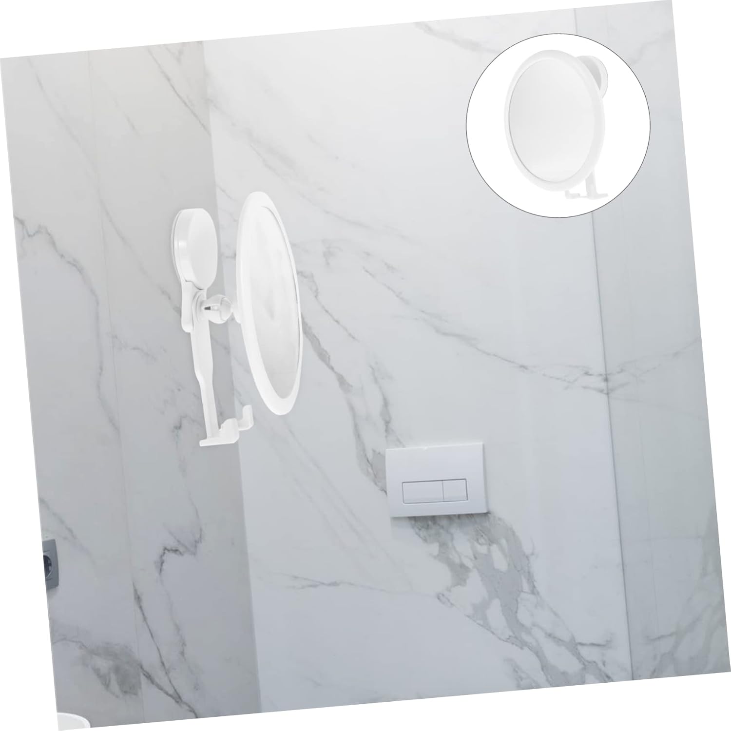 Adjustable Makeup Mirror Wall Mount Round Beauty Mirror