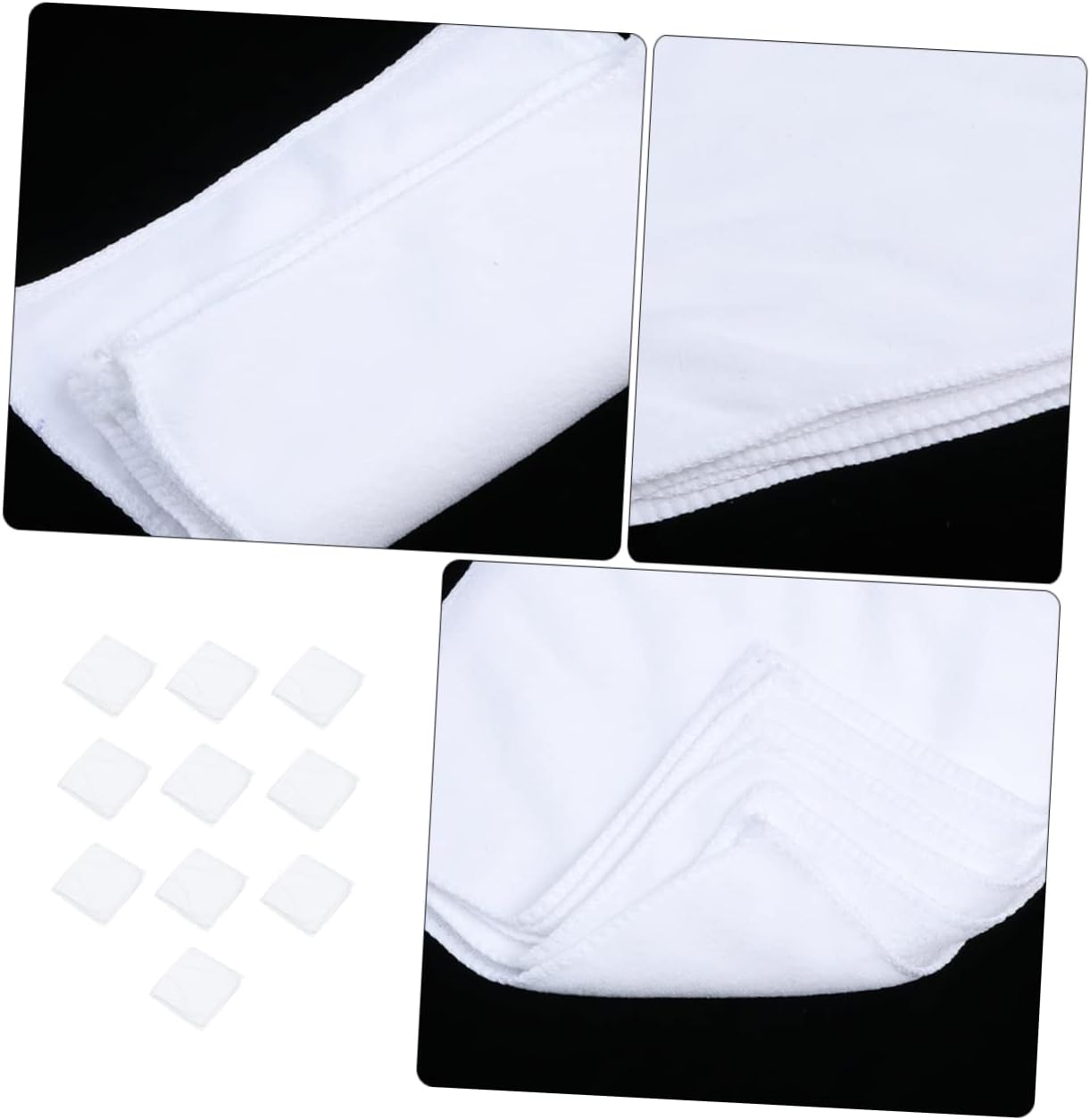 DRESSOOS Spa Pedicure Towels Set of 10 Ultra Soft 30x30cm