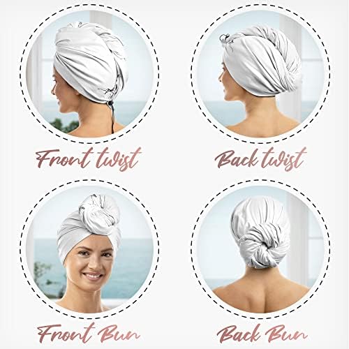THE PERFECT HAIRCARE Microfiber Hair Towel Wrap for Women
