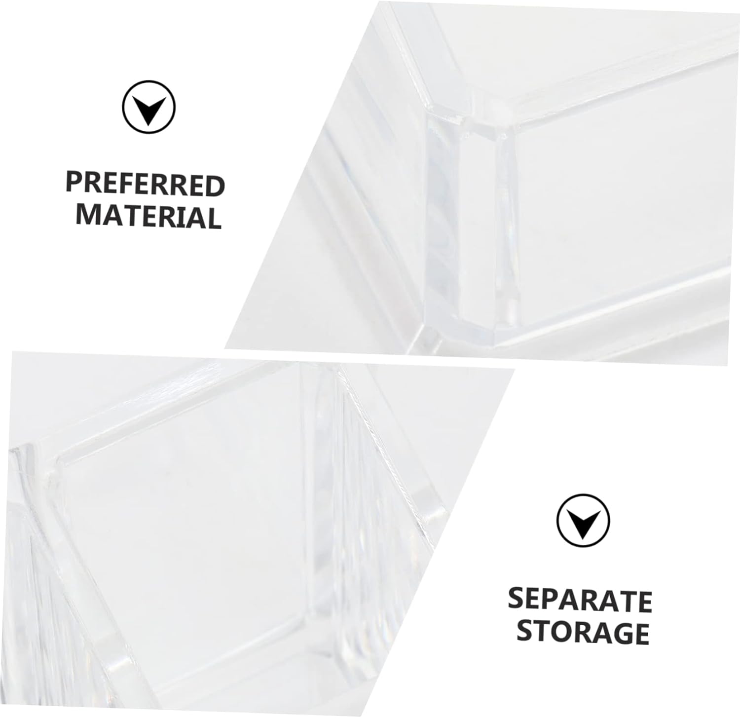 1pc Transparent Lipstick Display Box Organizer for Desktop