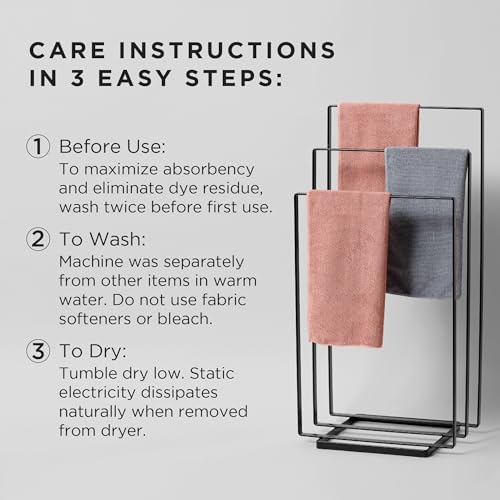 Fromm Softees Microfiber Hair Towels 16x29 10 Count