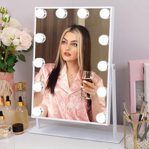Fenair Vanity Mirror with 10X Magnification and Lights