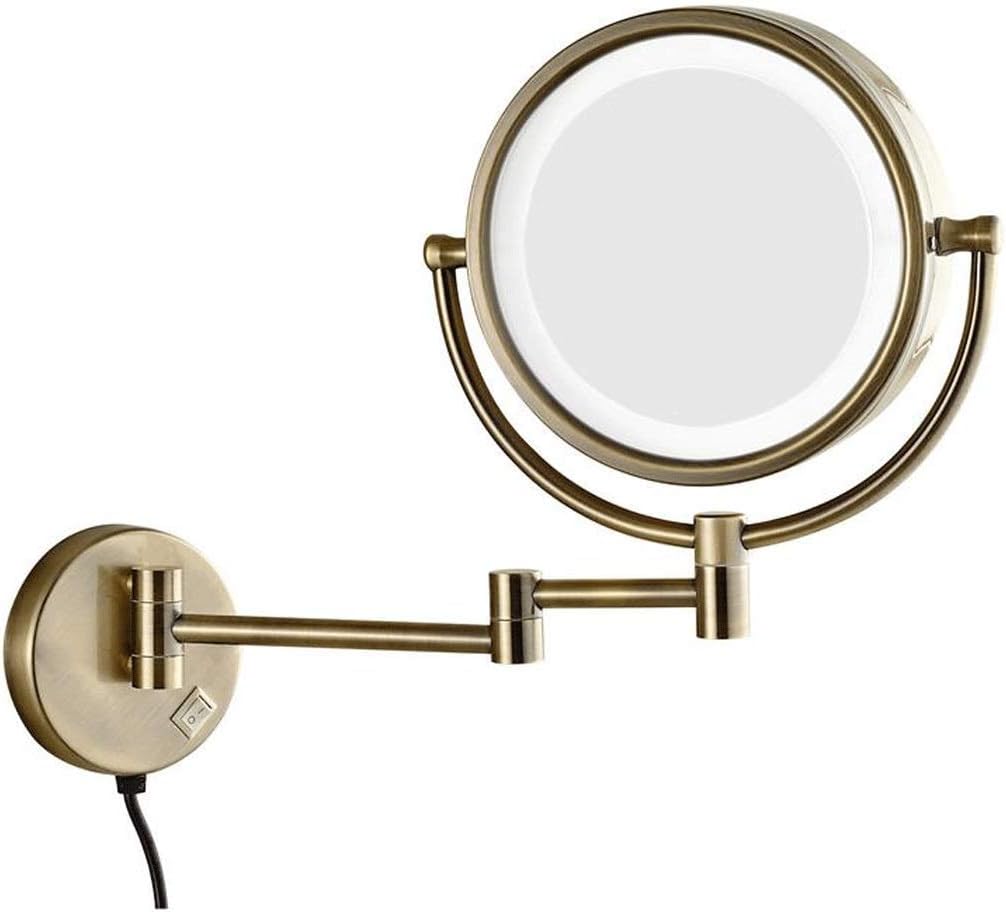 DEIHGE Makeup Mirror With LED Lights 10x Magnification