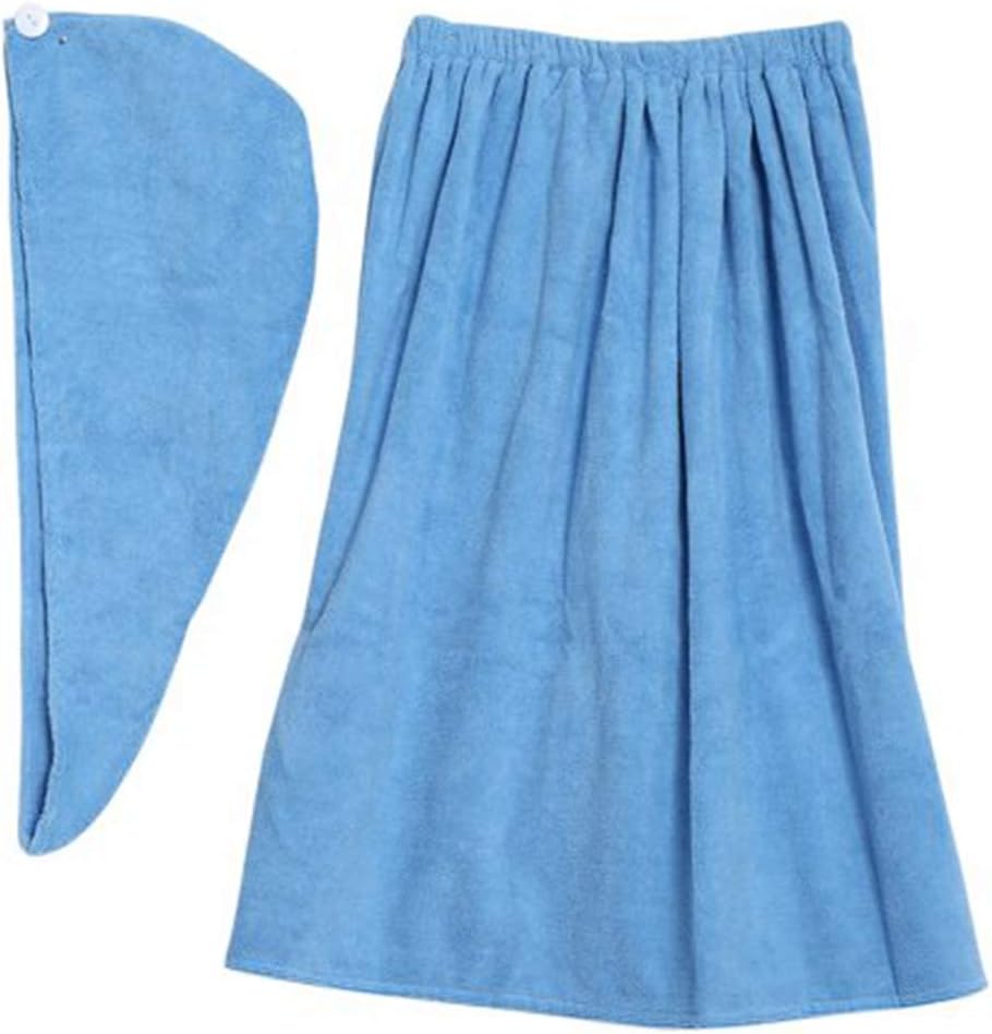 Soft Spa Bathrobe for Women with Fast Dry Hair Drying