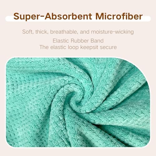 3 Pack Microfiber Hair Towel Wrap for Women
