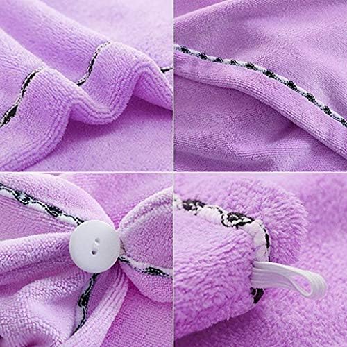 CC CAIHONG 4 Pack Microfiber Hair Towel Wrap