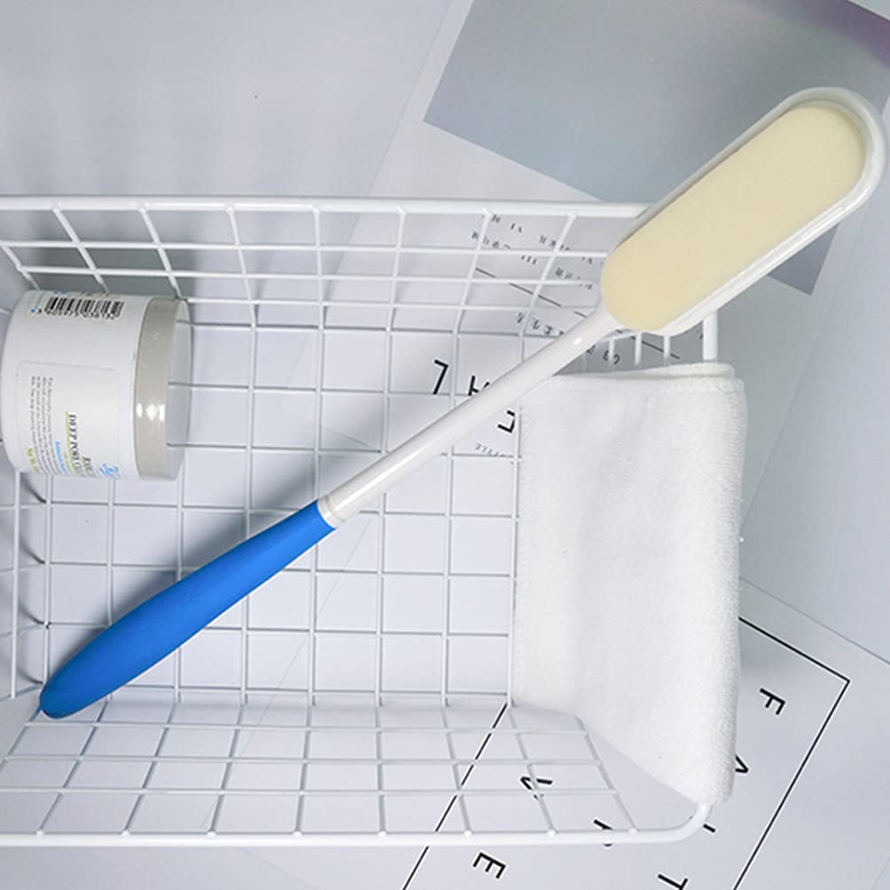 Healifty Multi-Use Bath Sponge Scrubber Handle