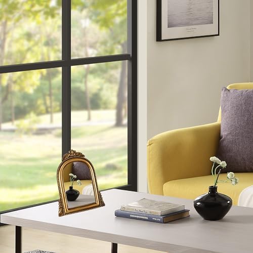 OIGUMR Baroque Resin Frame Mirror 96x65 Inch