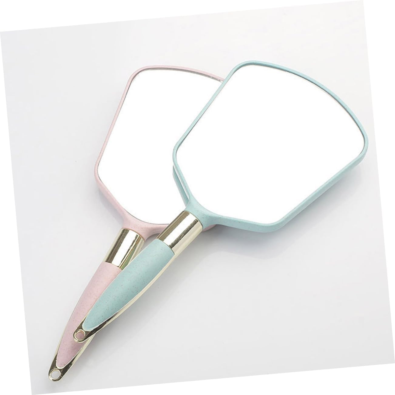 VALICLUD Handheld Mirror with Ergonomic Handle for Travel and Salon Use