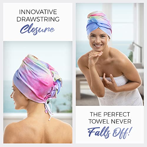 The Perfect Haircare Microfiber Towel Wrap - Fast Drying Anti-Frizz Gentle Detangling