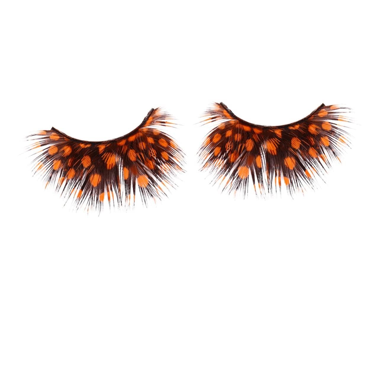 Mikinona Exaggerated False Lashes 2 Pairs Halloween Costume Lashes