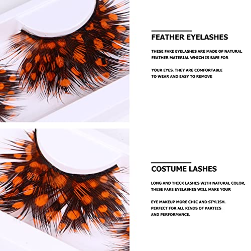 LALAFINA Halloween Spiky False Lashes 2 Pairs for Dance