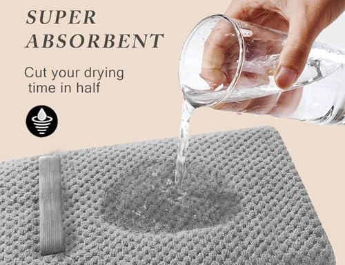 Wuwahold Microfiber Hair Towels Set 2 Pack