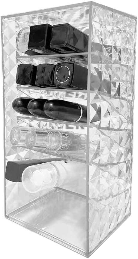Himilucky Clear Lipstick Holder Stand with 6 Zones