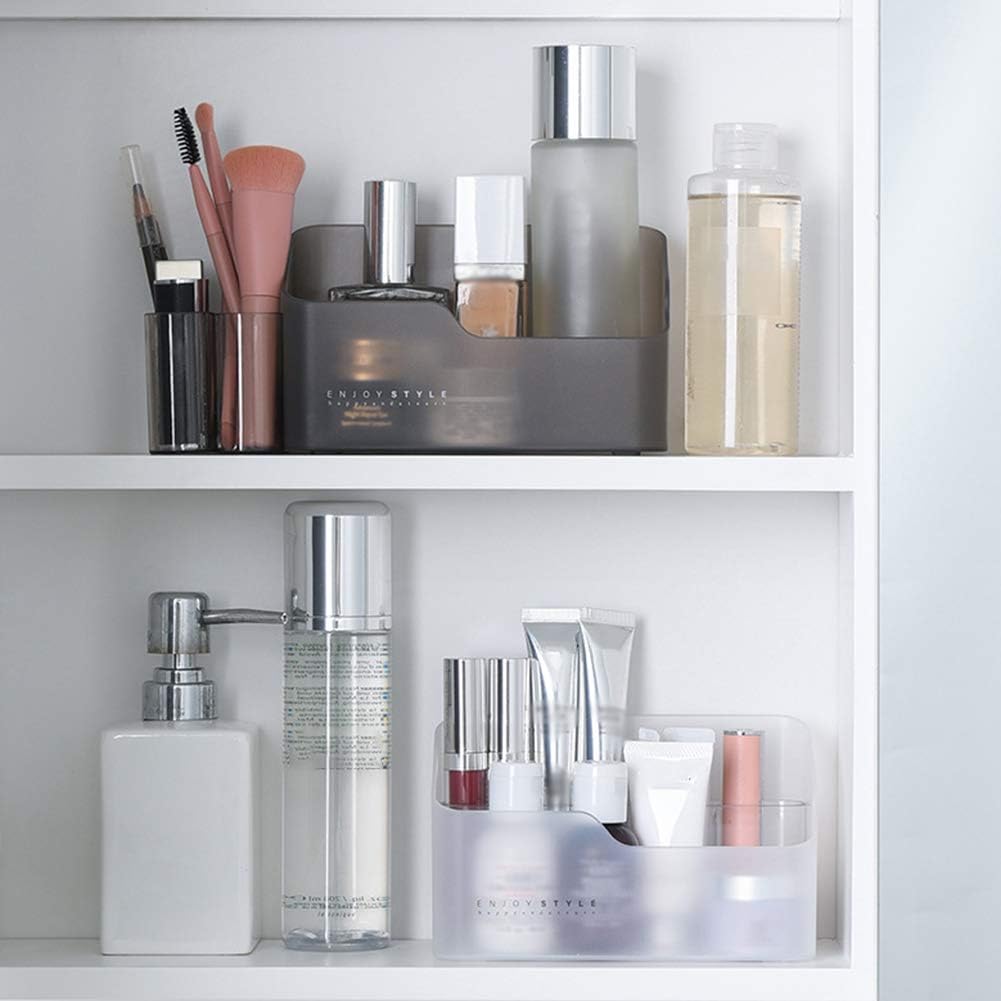 Farawamu Cosmetic Organizer Makeup Storage Box with Lid