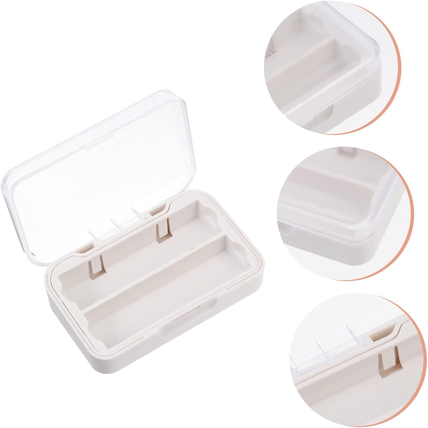 Exquisite Plastic Makeup Organizer Box with Mirror