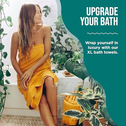 Sand Cloud Turkish Bath Towels Set of 2 - Luxury Soft Organic Cotton