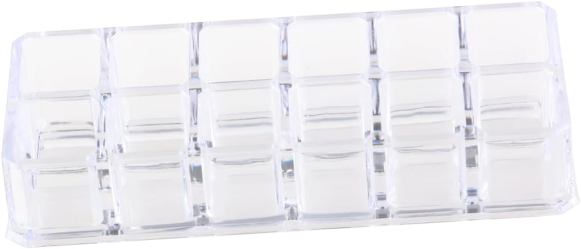 PENIKOKO Clear Acrylic Lipstick Display Stand for Organizing Makeup
