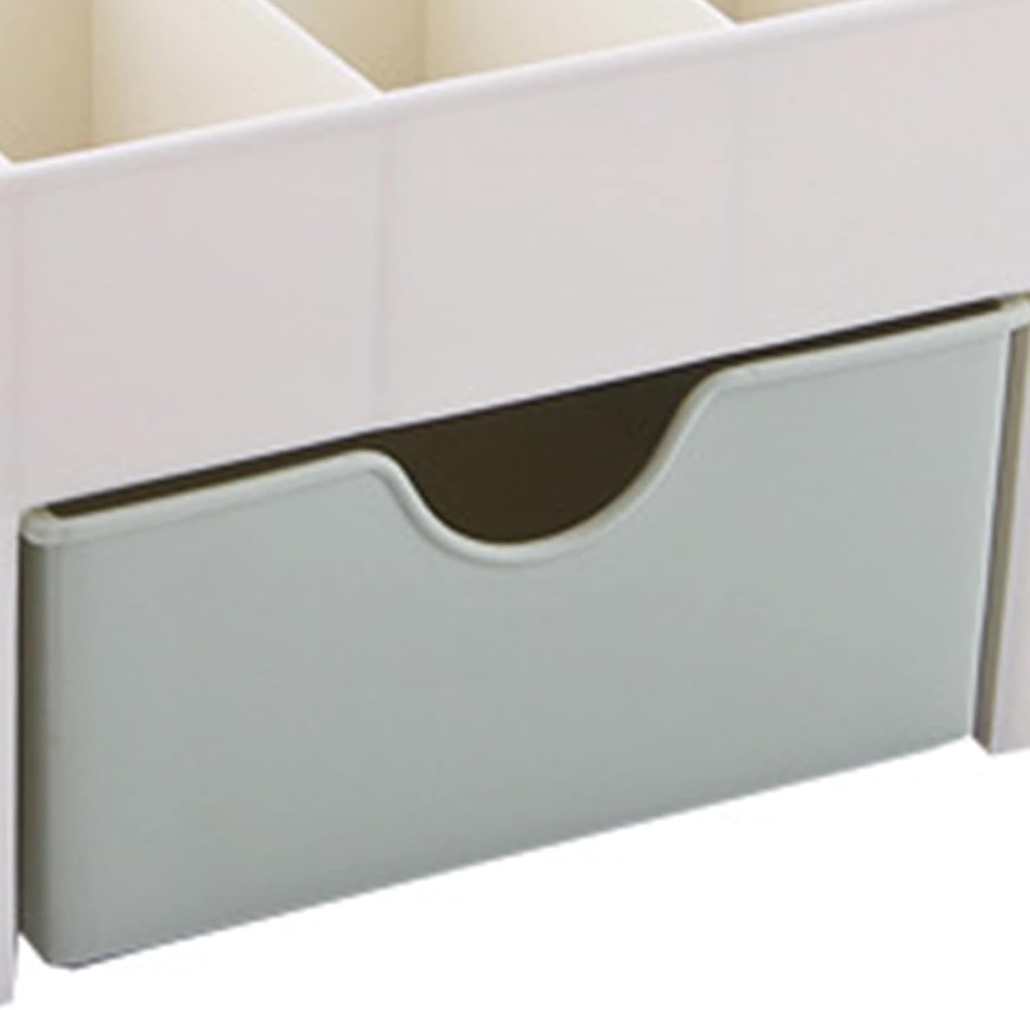 Marooma 6 Compartment Makeup Organizer with Drawer Green