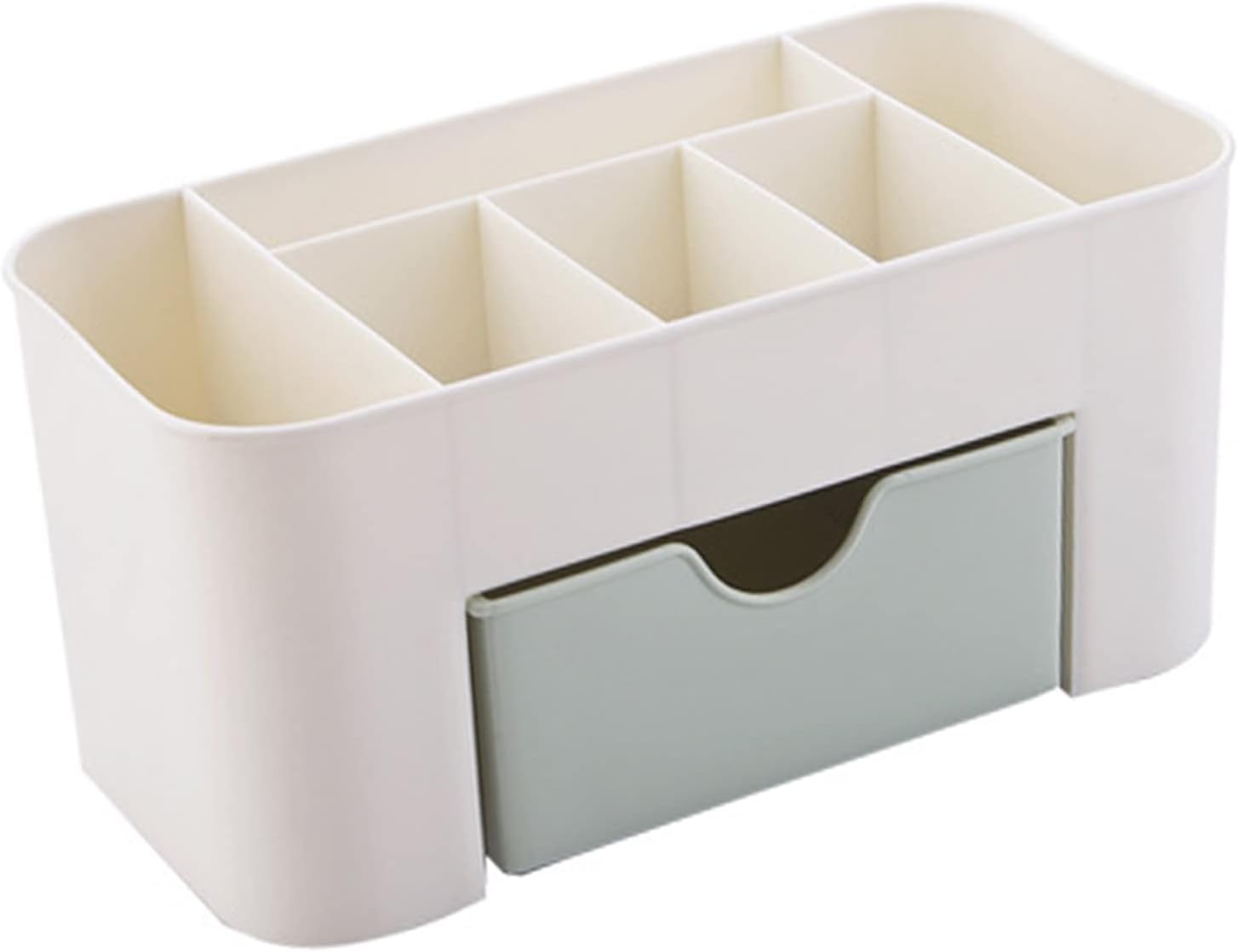 Marooma 6 Compartment Makeup Organizer with Drawer Green
