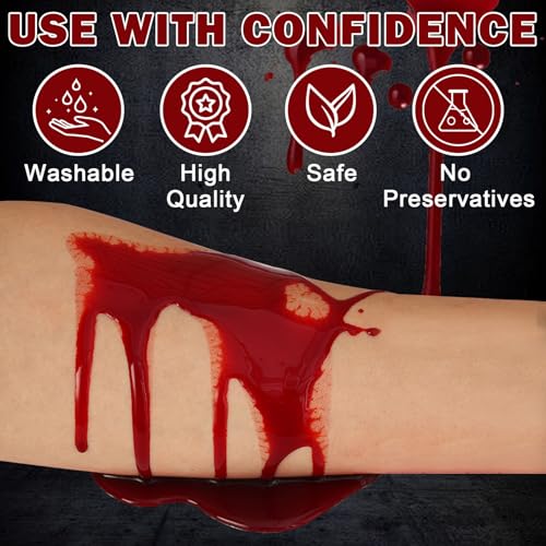 AOAZXBB Fake Blood Spray Halloween Makeup
