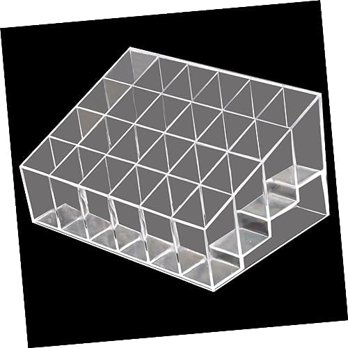 Slot Clear Acrylic Lipstick Organizer for Cosmetics Display