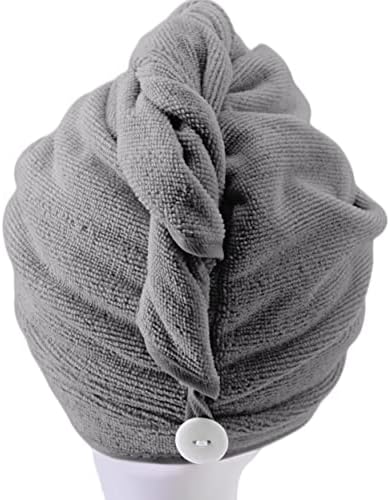 POLYTE Microfiber Hair Turban Wrap Drying Towel