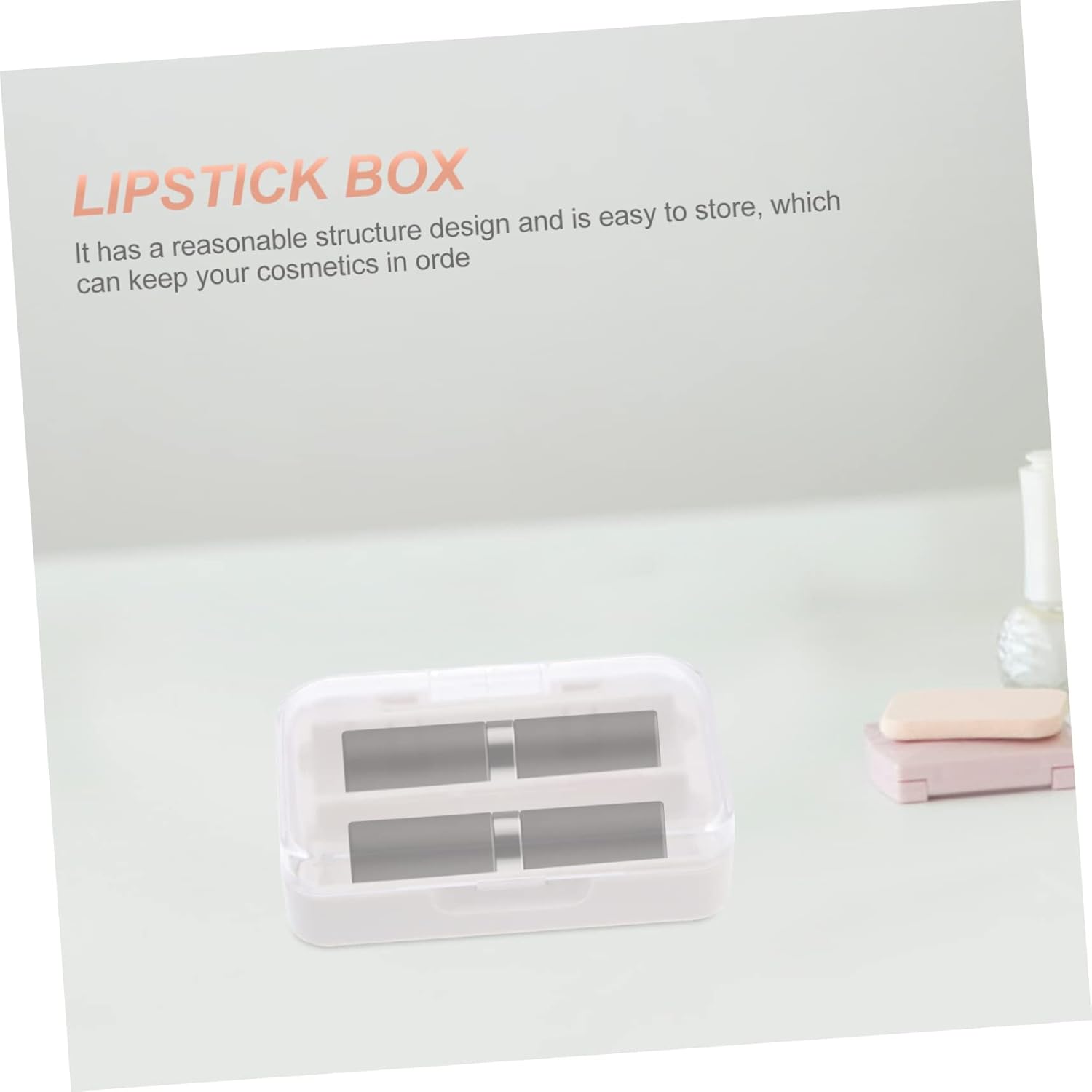 ELAYARD Cosmetic Storage Case with Mirror Organizer