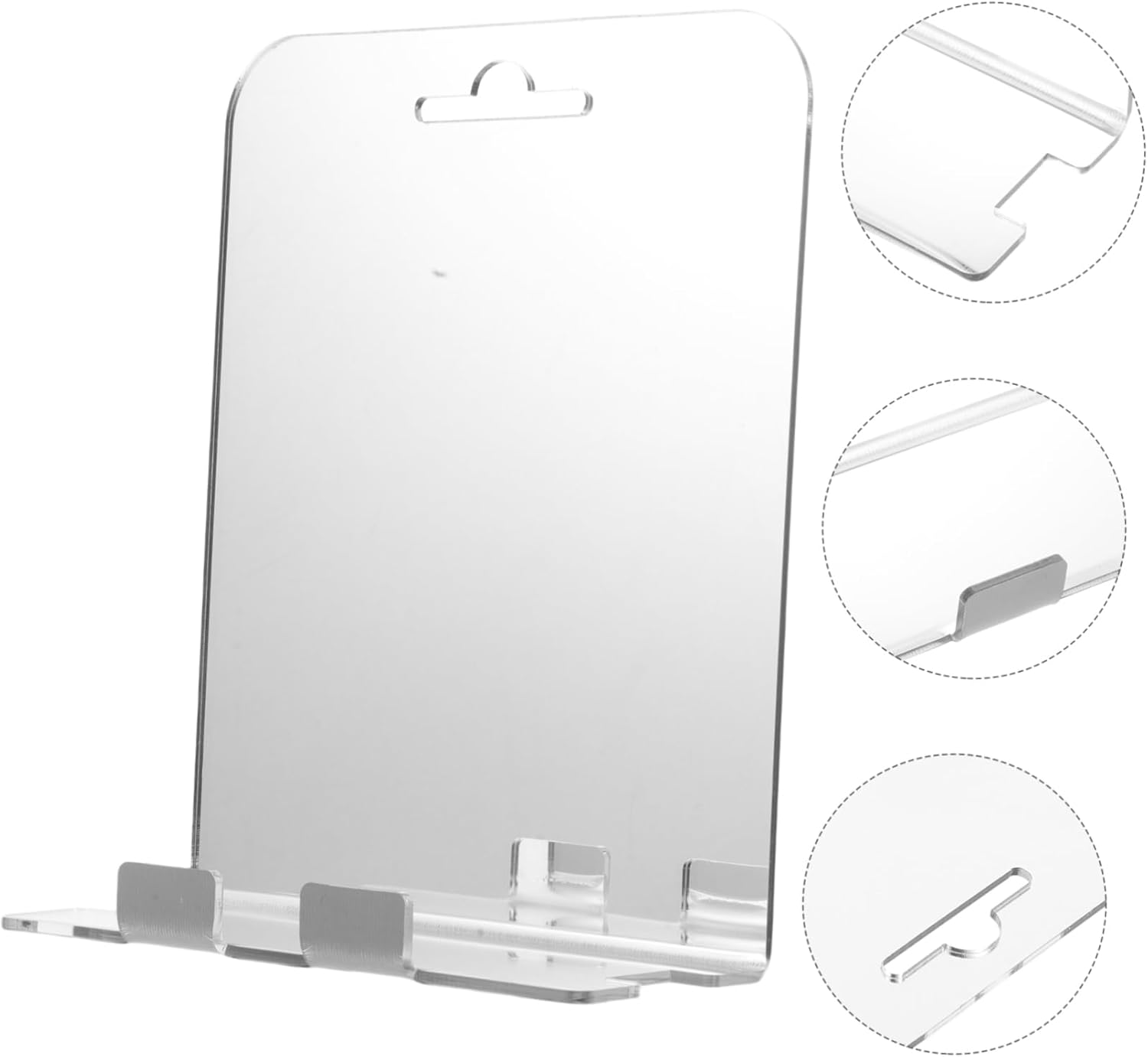 Cabilock Fogless Shower Mirror with Shelf and Hooks 1