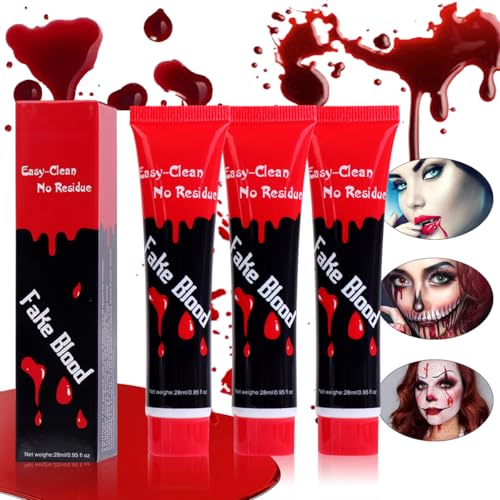 Wenrny Halloween Blood Makeup Kit 3 Pcs