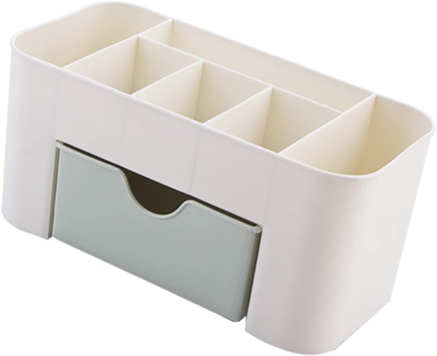 Marooma 6 Compartment Makeup Organizer with Drawer Green