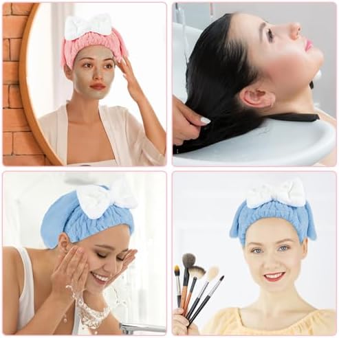 YUXIANLB Ultra Absorbent Hair Drying Towel 2 Pcs