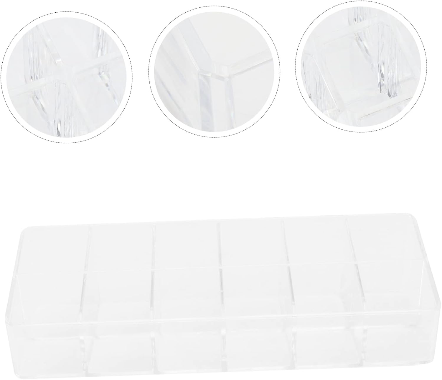 Hemoton Lip Gloss Organizer Sturdy Space-saving