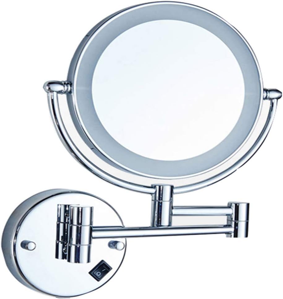 LCARY Wall Mirror with Lights and 3X Magnification