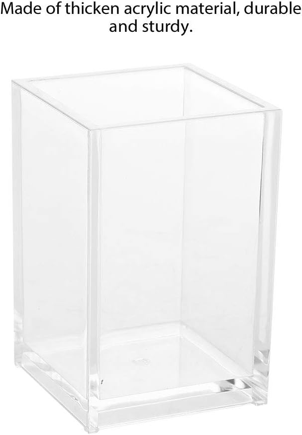 MAVIS LAVEN Makeup Brush Organizer Case Transparent 1 Compartment Storage