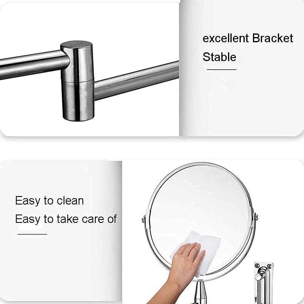 DEIHGE Wall-Mounted Makeup Mirror