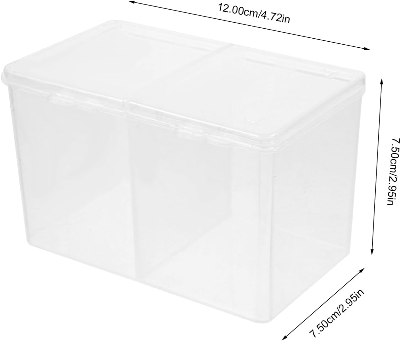 SHERCHPRY Cotton Pads Box Organizer with Compartment Design