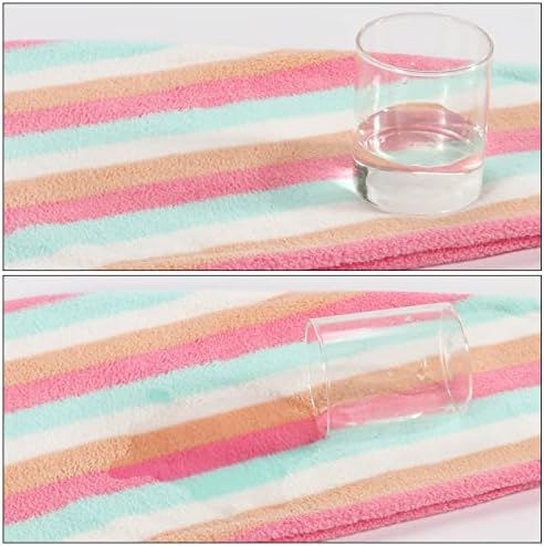 AuroTrends Microfiber Hair Towel 2Pack - Rainbow Set